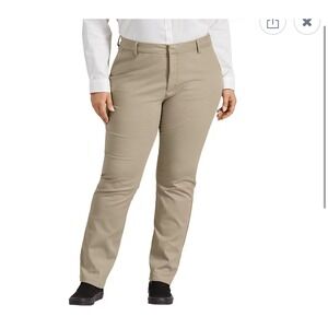 Dickies Women's‎ Perfect Shape Bootcut Twill Pants - 16W. NEW